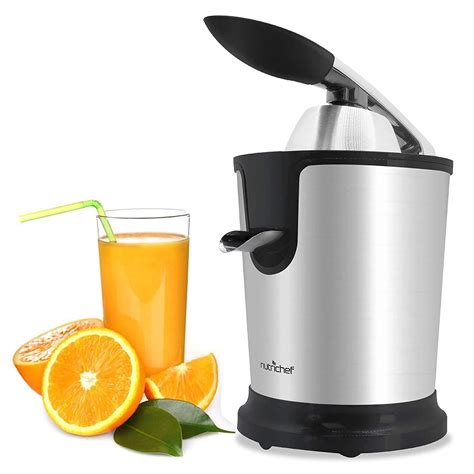 Chuzy Chef PKJCR305 160-Watt Electric Citrus Juicer, Stainless Steel ...