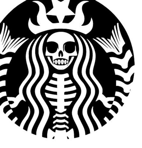 Skeleton Siren SVG, Digital File, Starbucks, Siren, Mermaid Skeleton - Etsy