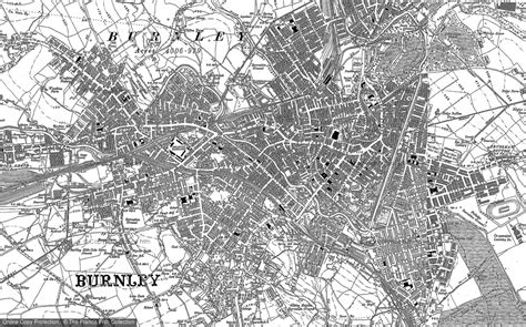 Old Maps of Burnley, Lancashire - Francis Frith