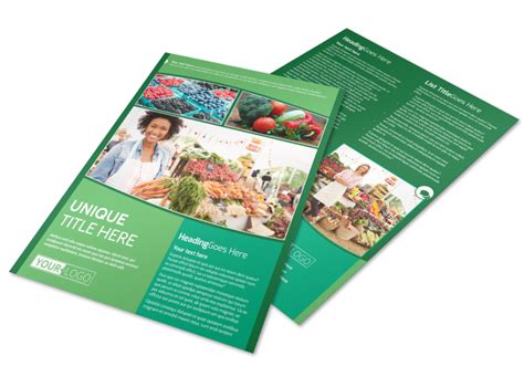 Healthy Farmers Market Flyer Template | MyCreativeShop