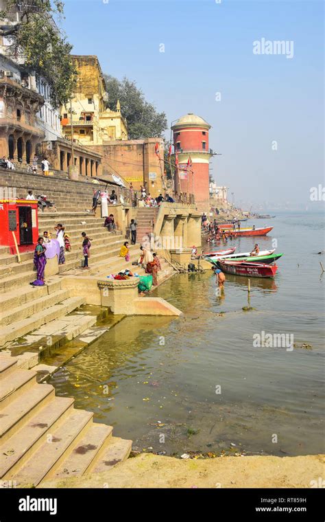 Ghats, Varanasi, India Stock Photo - Alamy