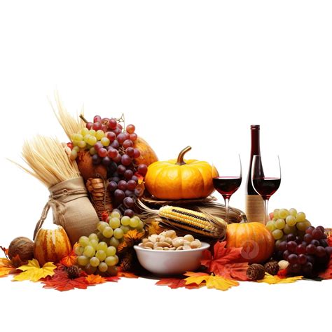 Autumn Harvest Festival And Thanksgiving Day Table Setting, Dinner ...