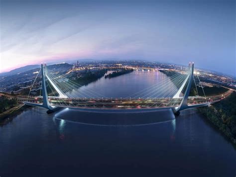 PHOTOS: Budapest's new Danube bridge will look breathtaking - Daily ...