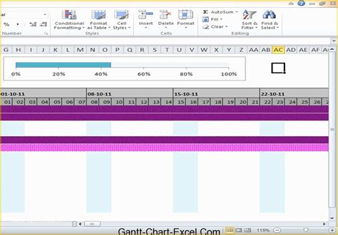 Free Excel Gantt Chart Template 2016 Of Download Powerpointgantt Chart Excel Template ...