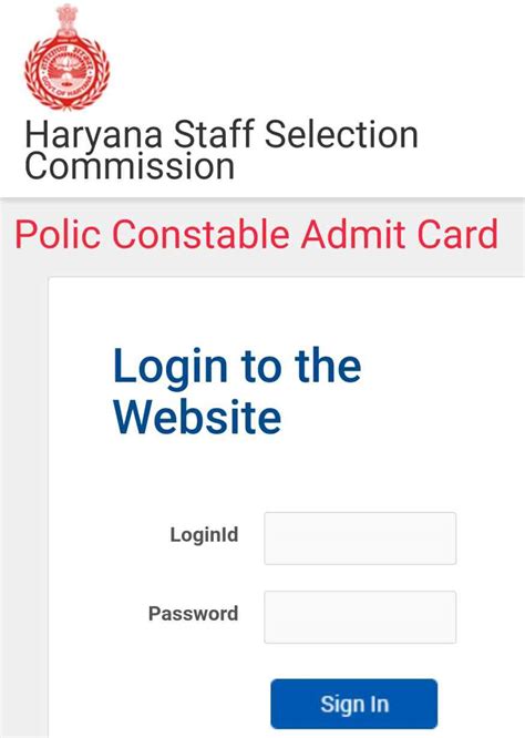 Haryana Police Admit Card 2021 (New Date) Download HSSC Police Constable Admit/Roll No. Card ...