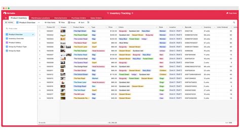 Inventory Tracking Template