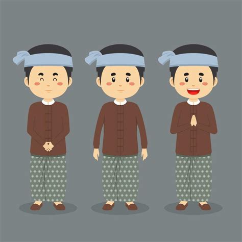 Myanmar Character with Various Expression 23832402 Vector Art at Vecteezy