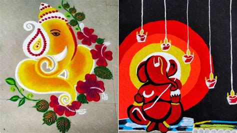 Collection of Top 999+ Stunning Ganpati Rangoli Images in Full 4K