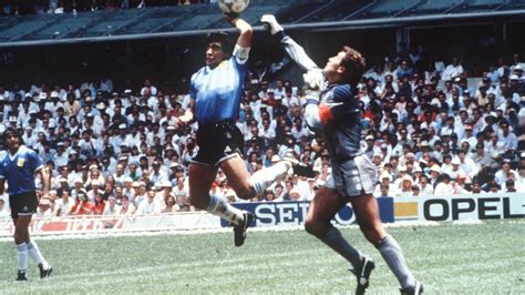 Diego Maradona's Hand of God goal voted worst refereeing decision in World Cup history | The ...