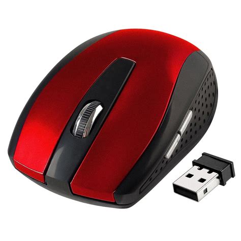 Insten 2.4G Cordless Wireless Optical Mouse with 800 1200 1600 DPI for ...