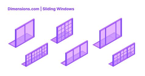 Sliding Windows Dimensions & Drawings | Dimensions.com