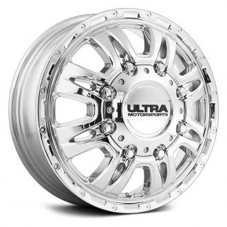 17 Inch Dually Wheels - HD Truck, Custom, Black, Chrome | CARiD