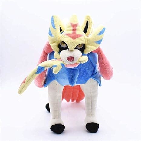 QIXIDAN 30cm Zacian Zamazenta Plush Anime Zacian Zamazenta Plush Toy Soft Stuffed Animal Plush ...