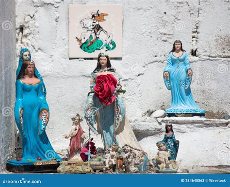 Diversity of Religious Statues in Brazil Stock Image - Image of belief ...