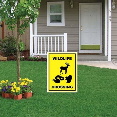 Wildlife Crossing Aluminum Sign or Sticker | VictoryStore – VictoryStore.com