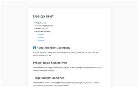 How to Write a Design Brief (with Examples)