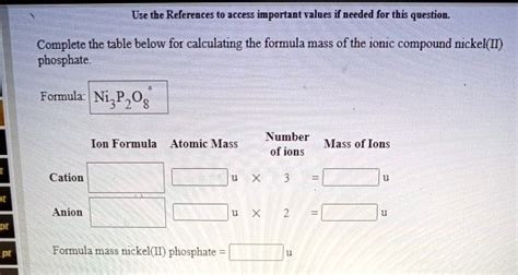 SOLVED: Use the References to access important values if needed for ...