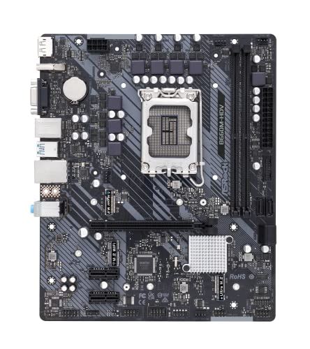 ASRock B660M MicroATX Motherboard B660M-HDV Intel B660 Series CPU (LGA1700) Compatible