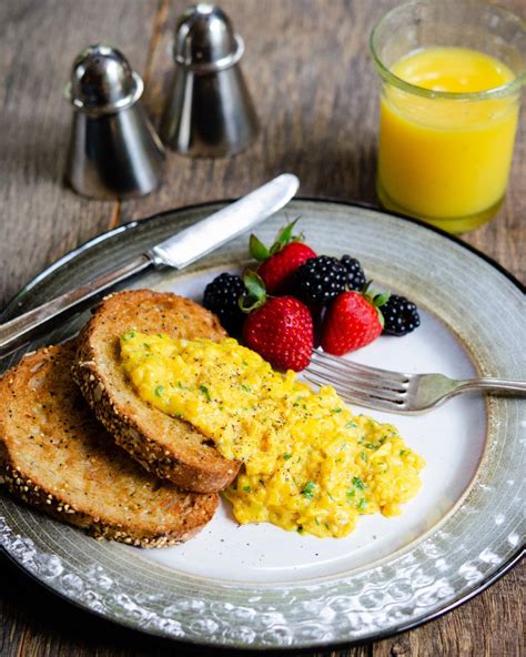 Scrambled Eggs with Herbs | Blue Jean Chef - Meredith Laurence