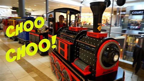 Train Ride at the Mall - YouTube