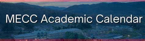 Academic Calendar - Mountain Empire Community College