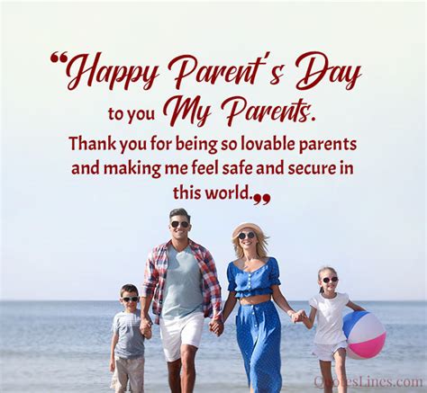 Happy Parents Day Quotes, Wishes & Images | QuotesLines