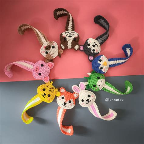 Animals Bookmark Crochet Pattern 9 Amigurumi Patterns - Etsy