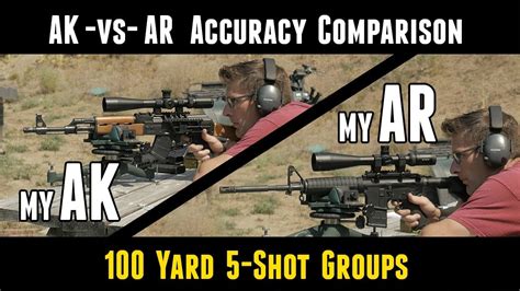 AK47 -vs- AR-15: Accuracy Comparison Between My Rifles - YouTube