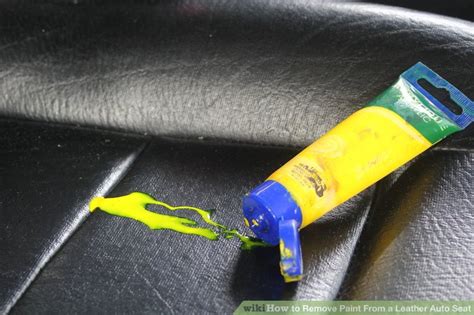 4 Ways to Remove Paint From a Leather Auto Seat - wikiHow