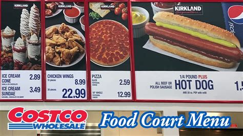 Descobrir 98+ imagem costco cafeteria menu - Abzlocal.mx