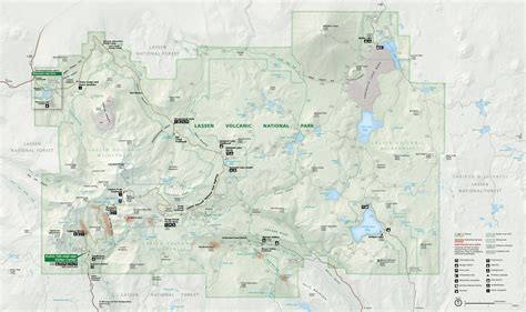 Lassen Volcanic Maps | NPMaps.com - just free maps, period.