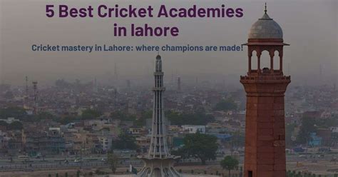 Cricket academy near me? Discover 5 best cricket academy in Lahore