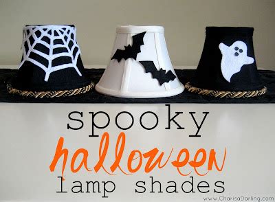 Spooky Halloween Lamp Shades | Charisa Darling