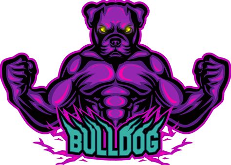 Bulldog sport mascot logo design By Visink | TheHungryJPEG
