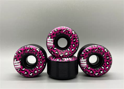 Embrace Colorways Skateboard Wheels 52mm "LEOPARD" Pink - Ghost Boards