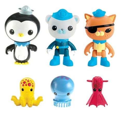 Octonauts Figure & Creature Pack - Set of 3 (Kwazii, Barnacles and Peso) by Mattel, http://www ...