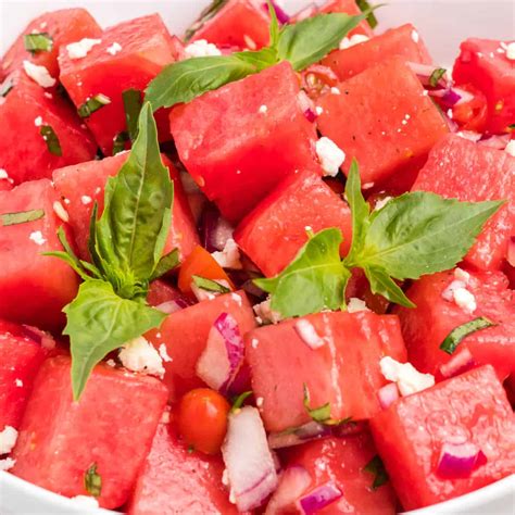 Watermelon Salad ⋆ Real Housemoms