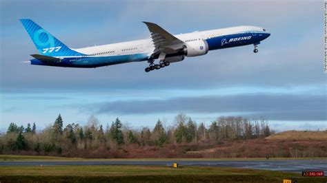 Boeing's record-breaking 777-9X takes to the skies - CNN Video