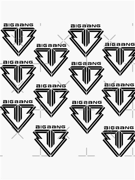 "BIG BANG Logo" Sticker by tangieangie | Redbubble