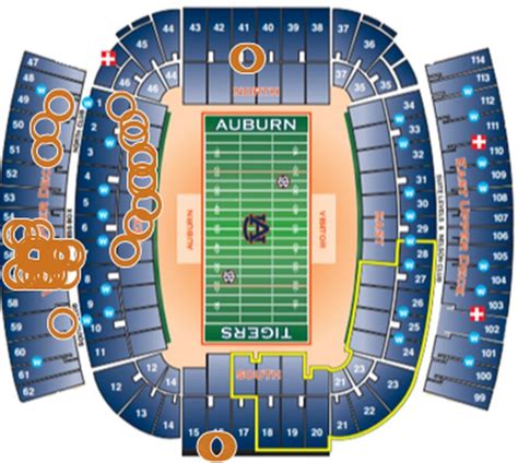 Jordan Hare Stadium Seating Chart Visitors Section | Awesome Home