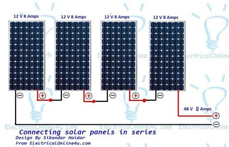 Solar Panels in Series Wiring Diagram