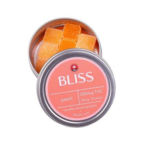 Buy BLISS Edibles – 200 mg THC | Peach UK - Royal Weed Dispensary UK