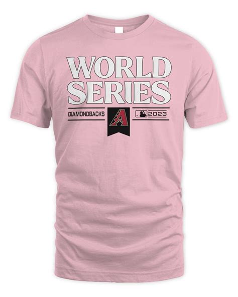 Men's Arizona Diamondbacks Logo 2023 World Series Authentic Collection Logo Shirt | Lavengift