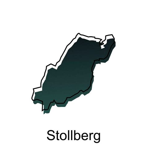 Stollberg City Map Illustration Design, World Map International vector ...