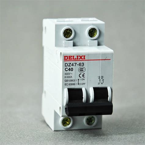 DELIXI Mini Circuit Breaker(C45 MCB) 230V,2P,16A,25A,32A,40A,63A