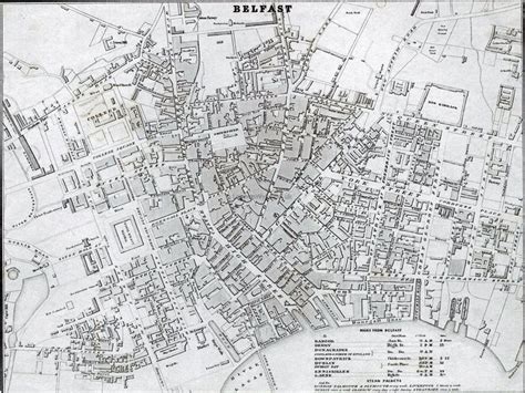 Belfast map, circa early 1800s | Belfast map, Belfast, Vintage maps