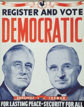 United States presidential election of 1944 | FDR vs. Dewey, War Impact ...