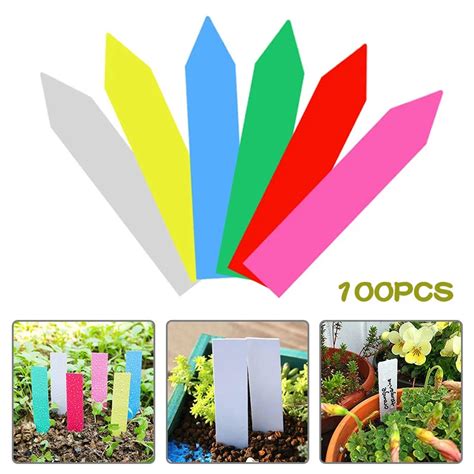 100Pcs-Garden-Plant-Tags-Plastic-Succulent-Plant-Label-Nursery-Seedling ...