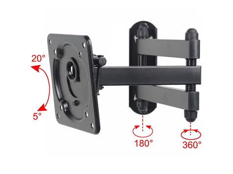 VideoSecu Articulating TV Monitor Wall Mount for 17-29" Tilt Swivel Bracket bn4 - Newegg.com