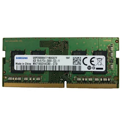 Malaysia Samsung 4GB DDR4 2666MHz SODIMM laptop memory RAM M471A5244CB0-CTD